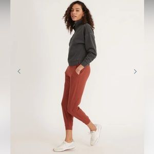 Marine Layer Reese Sport Jogger in Mahogany, Size XS
